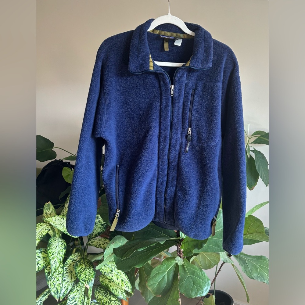 Patagonia Synchilla Fleece Jacket Made in USA Vintage Size M